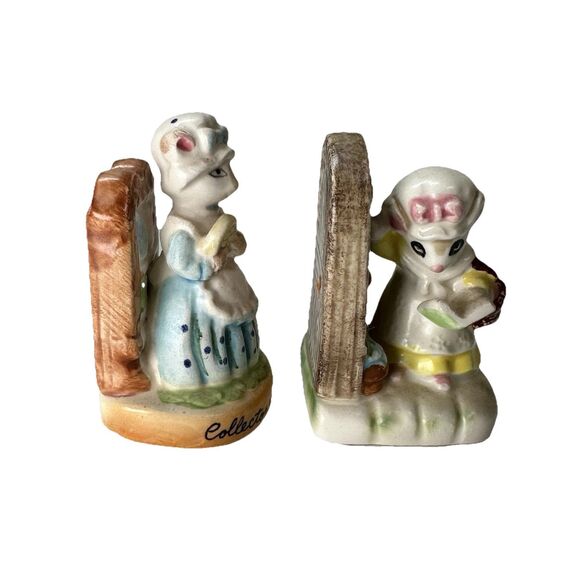 AVON Vintage Small  Treasures 2 Porcelain Mouse Figurines Home Decor Collector’s - Picture 2 of 6
